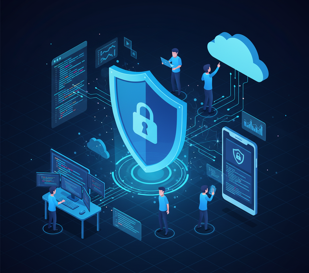 Software Development and security illustration